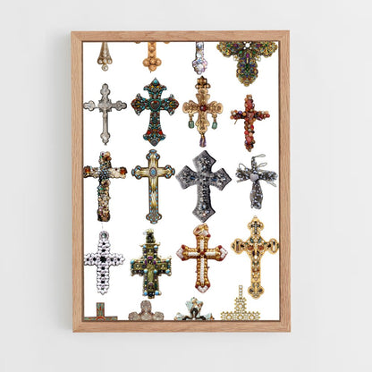 ap-crucifix-8 cadre Bois clair