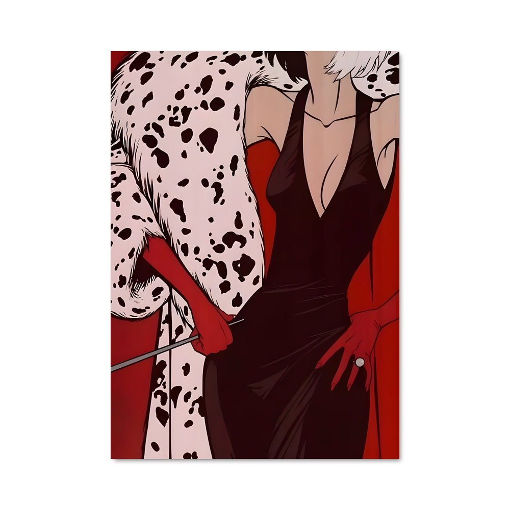 Poster Cruella et son Dalmatien