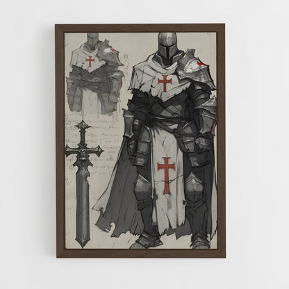ap-crusader-5 cadre Bois foncé