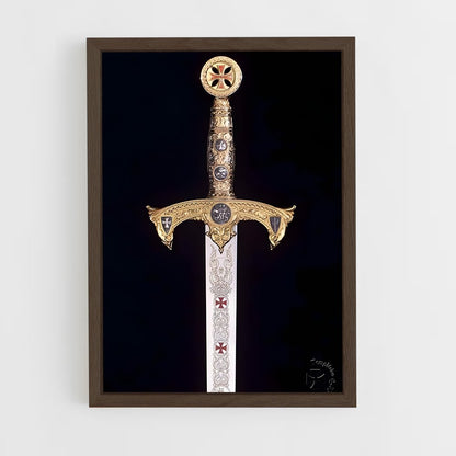 ap-crusader sword-1 cadre Bois foncé