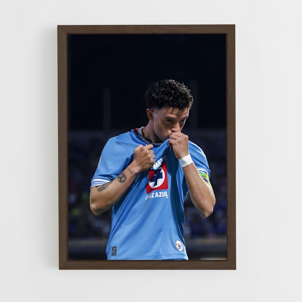 ap-cruz azul fc-10 cadre Bois foncé