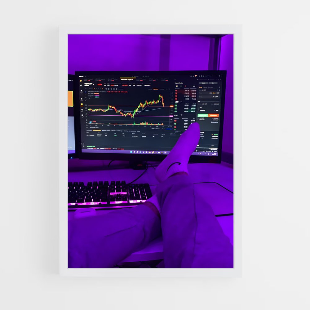 ap-crypto trader-4 cadre Blanc