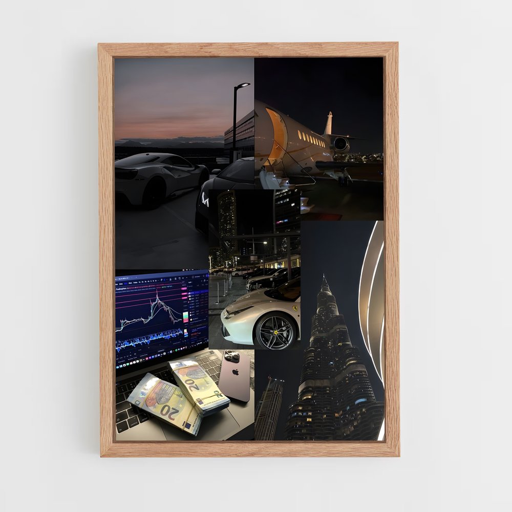 ap-crypto trader-7 cadre Bois clair
