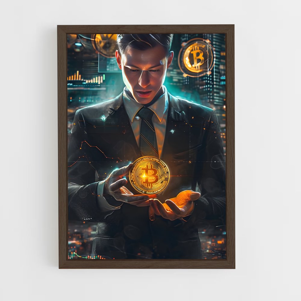 ap-cryptocurrency-3 cadre Bois foncé