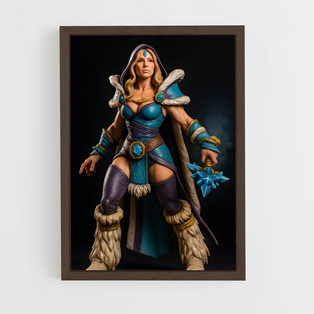 ap-crystal maiden-2 cadre Bois foncé