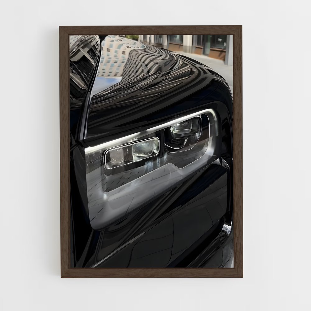 ap-cullinan black badge-3 cadre Bois foncé