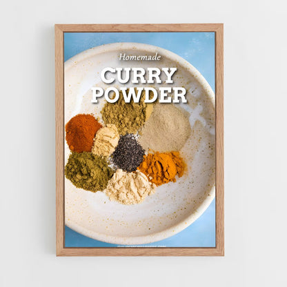 ap-curry powder-1 cadre Bois clair
