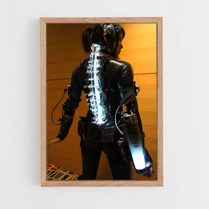 ap-cyberpunk-12 cadre Bois clair