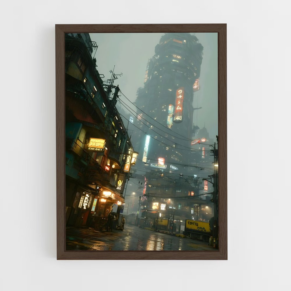 ap-cyberpunk-2 cadre Bois foncé