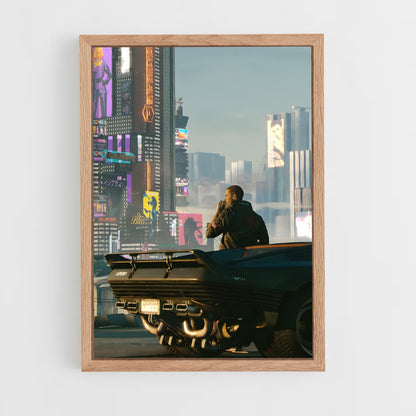 ap-cyberpunk-31 cadre Bois clair