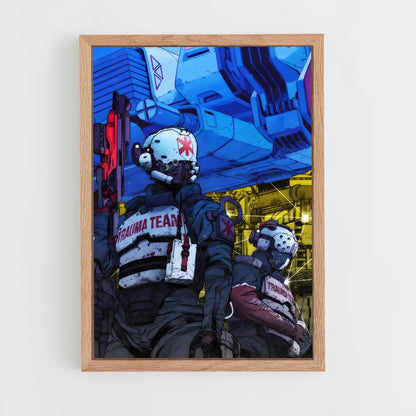 ap-cyberpunk-33 cadre Bois clair