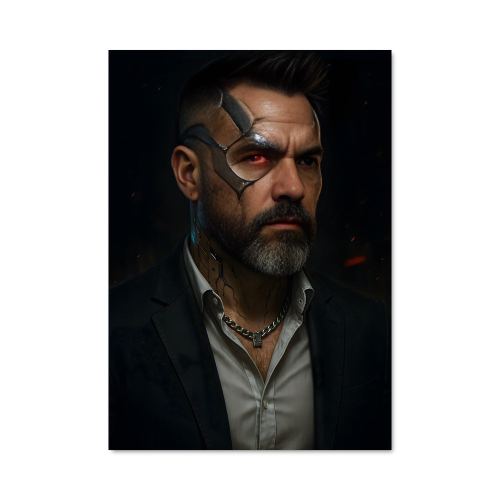Poster Guerrier Masqué