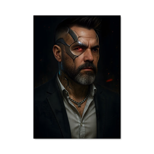 Poster Guerrier Masqué