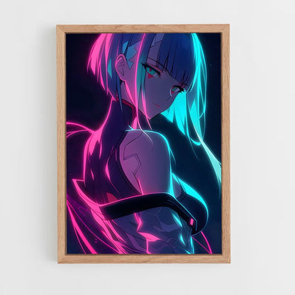 ap-cyberpunk edgerunners-4 cadre Bois clair