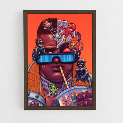 ap-cyborg-6 cadre Bois foncé