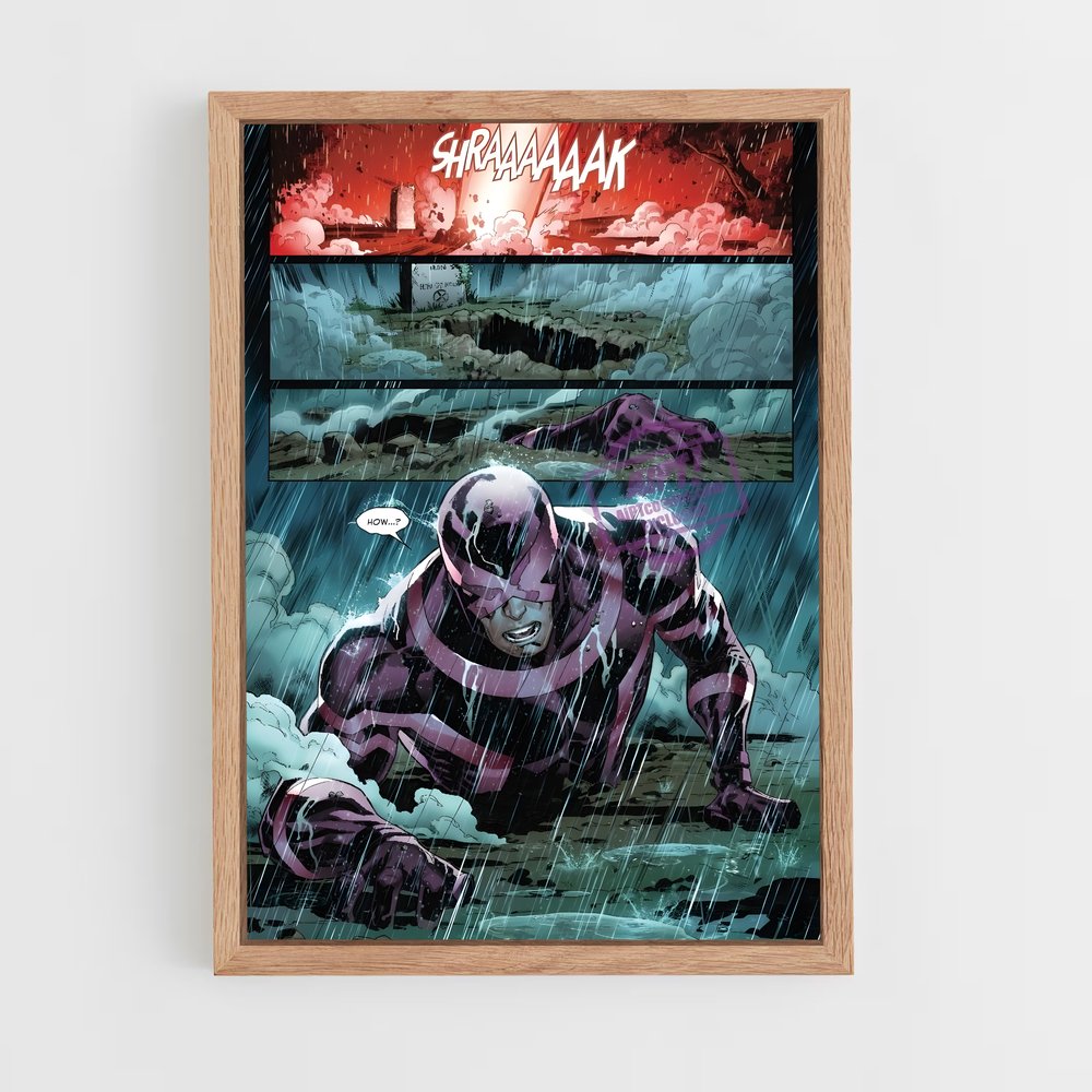 ap-cyclops x-men-3 cadre Bois clair