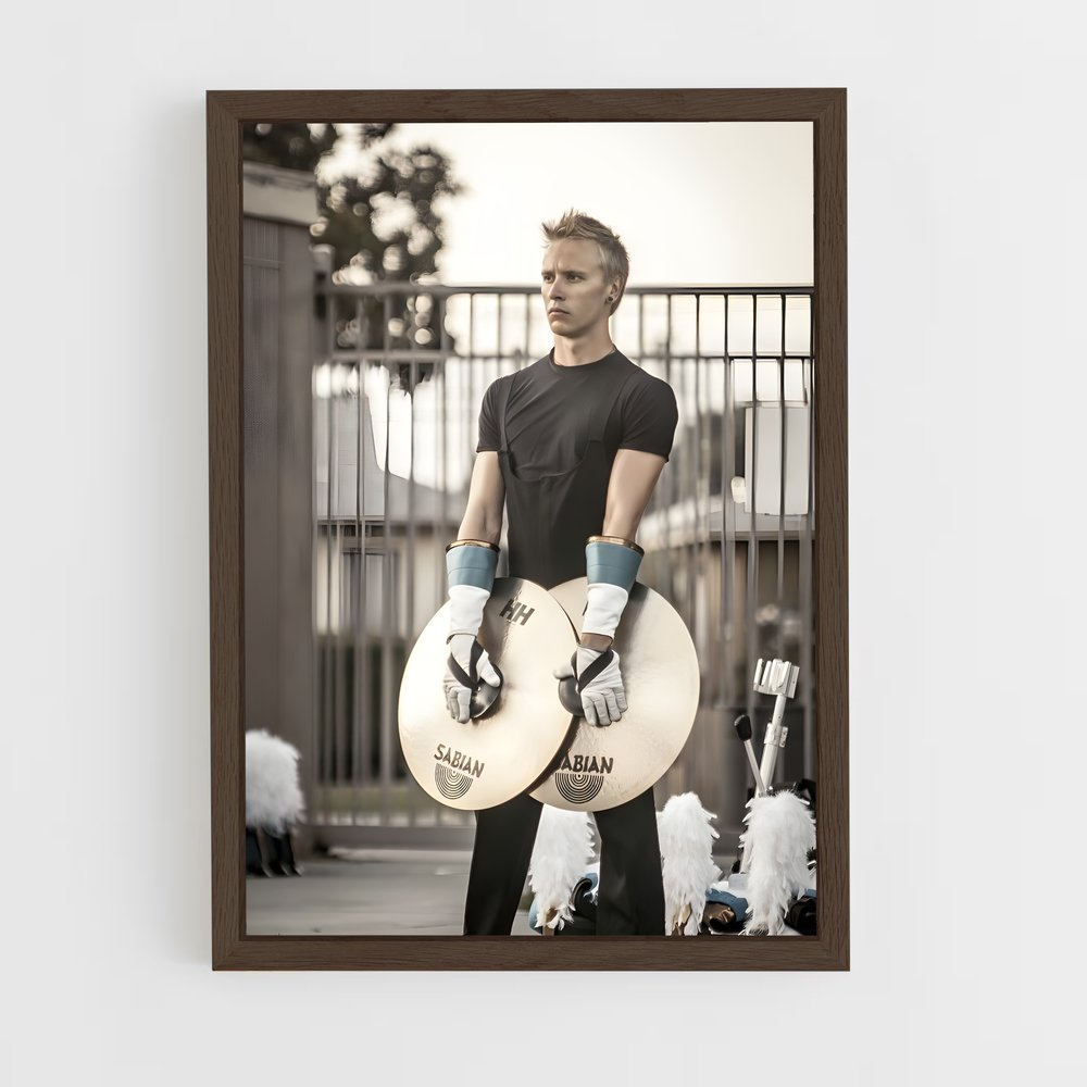 ap-cymbals-4 cadre Bois foncé