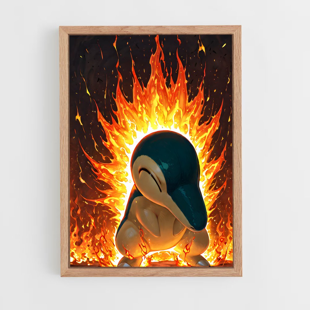 ap-cyndaquil-2 cadre Bois clair