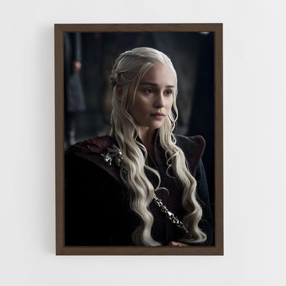 ap-daenerys targaryen-1 cadre Bois foncé