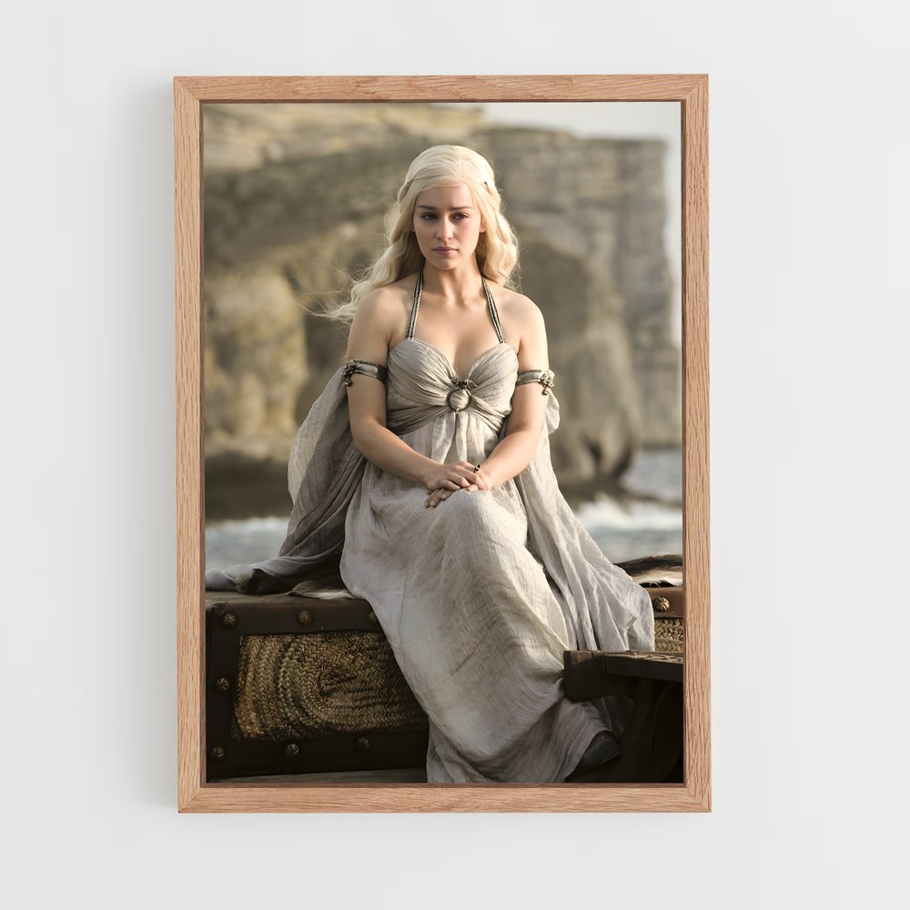 ap-daenerys targaryen-2 cadre Bois clair