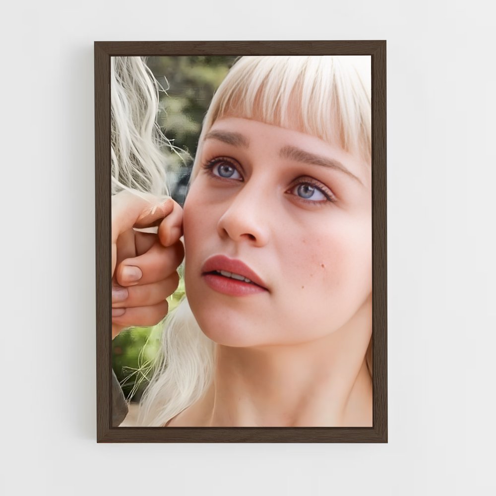 ap-daenerys targaryen-3 cadre Bois foncé