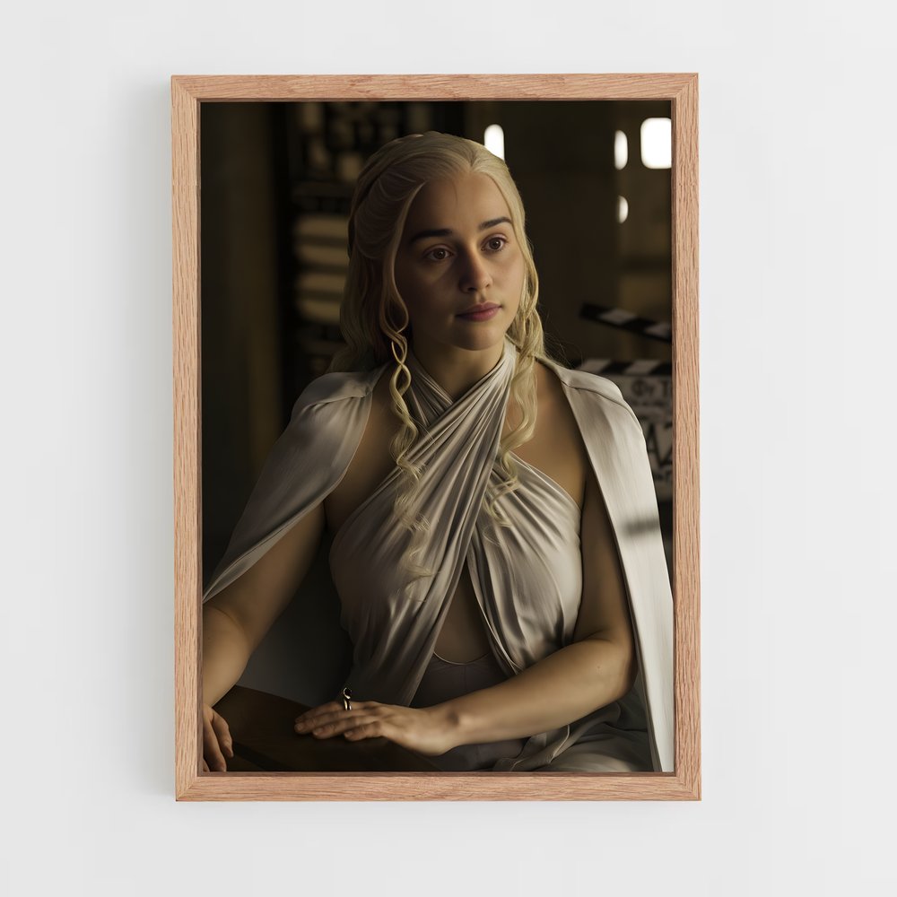 ap-daenerys targaryen-4 cadre Bois clair