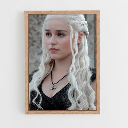 ap-daenerys targaryen-6 cadre Bois clair