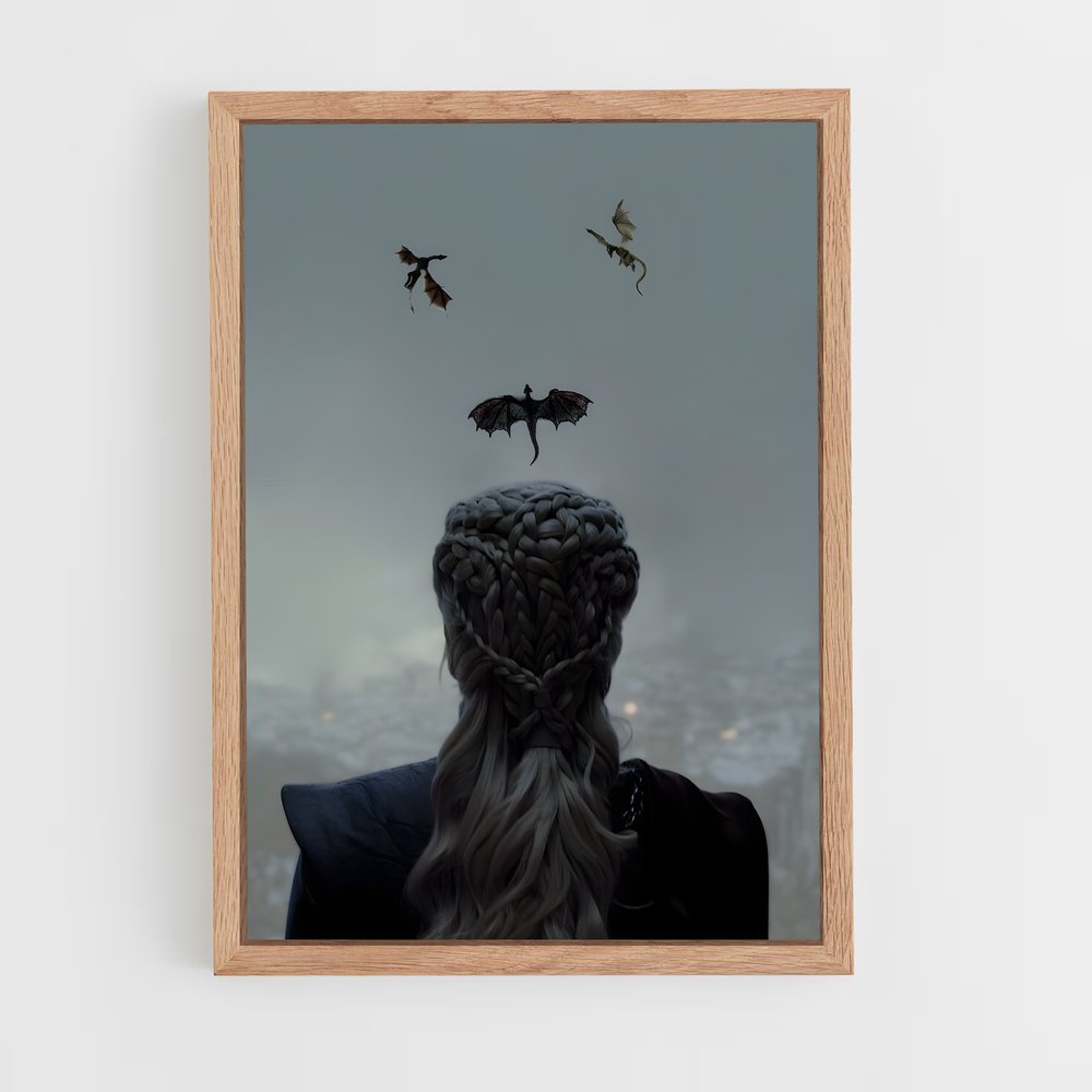 ap-daenerys targaryen-7 cadre Bois clair
