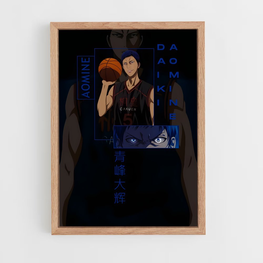 ap-daiki aomine-6 cadre Bois clair