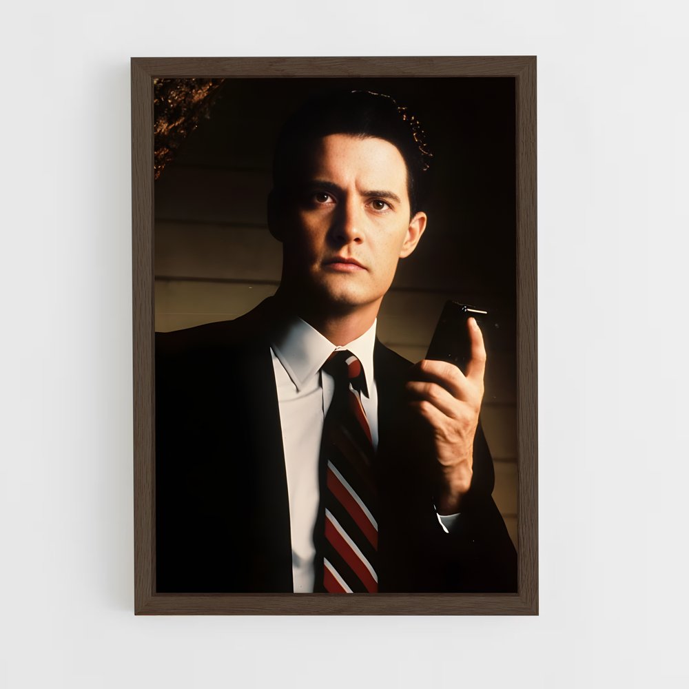 ap-dale cooper-1 cadre Bois foncé