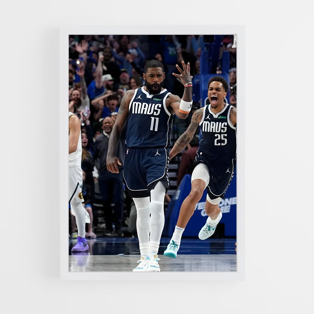 ap-dallas mavericks-1 cadre Blanc