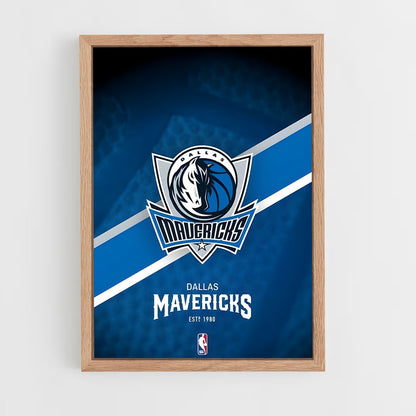 ap-dallas mavericks-4 cadre Bois clair