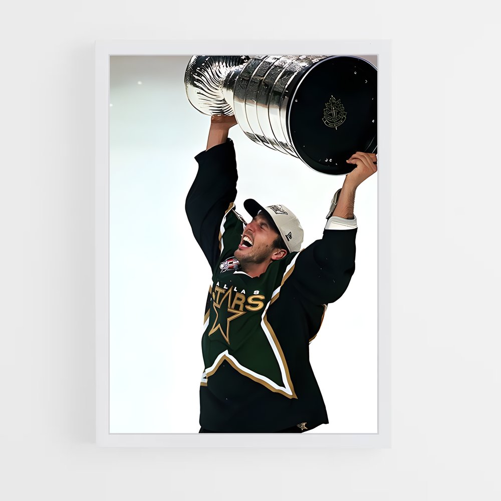 ap-dallas stars-3 cadre Blanc