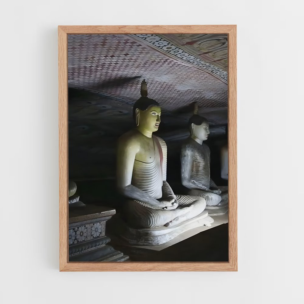 ap-dambulla cave temple-3 cadre Bois clair
