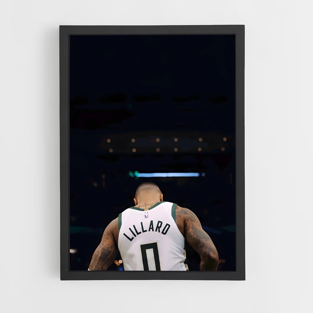 ap-damian lillard-3 cadre Noir