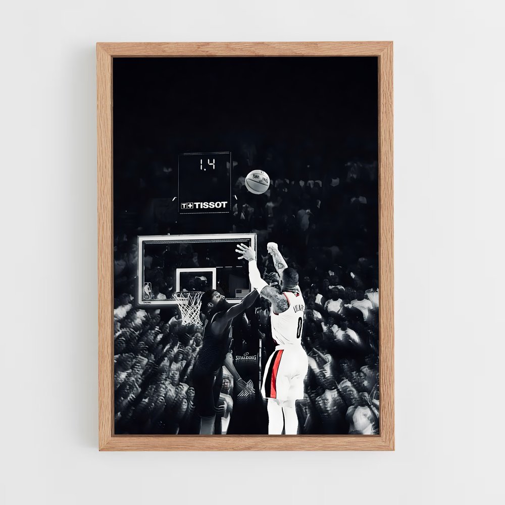 ap-damian lillard-5 cadre Bois clair