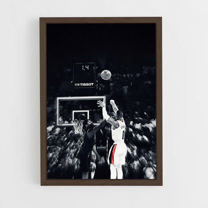 ap-damian lillard-5 cadre Bois foncé