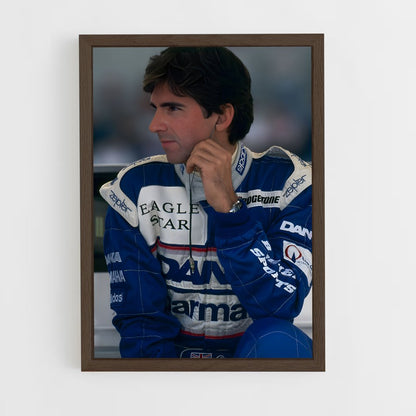 ap-damon hill-1 cadre Bois foncé