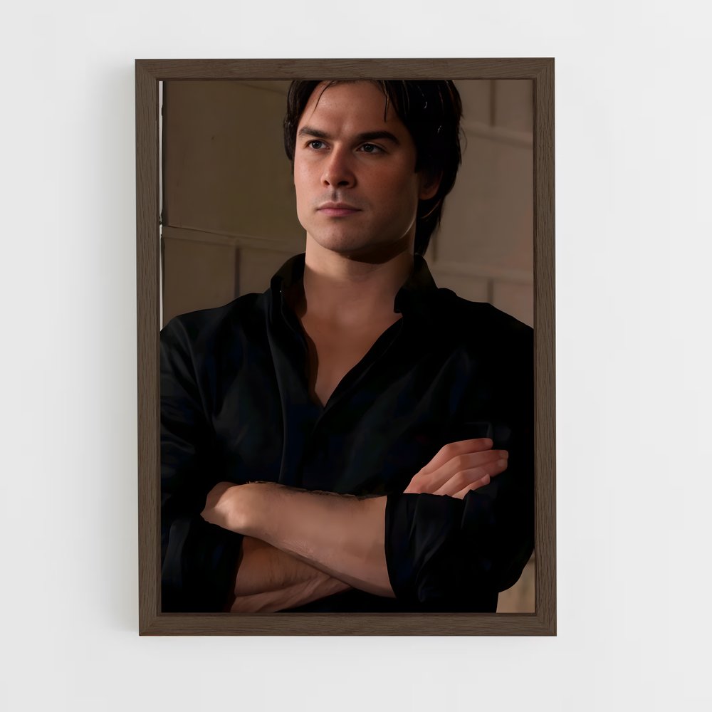 ap-damon salvatore-2 cadre Bois foncé