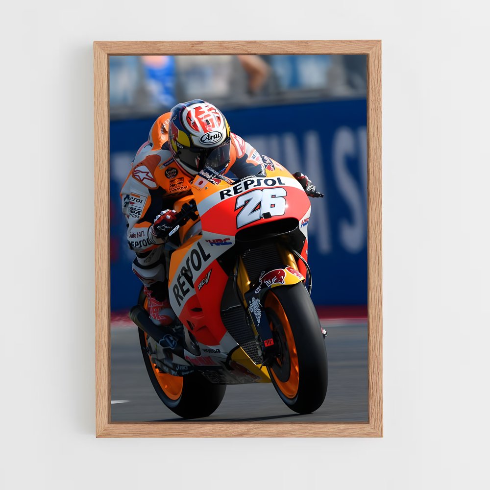 ap-dani pedrosa-3 cadre Bois clair