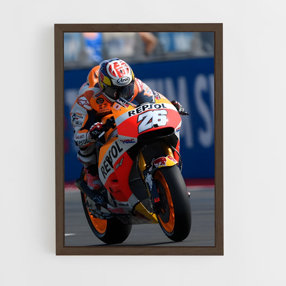 ap-dani pedrosa-3 cadre Bois foncé