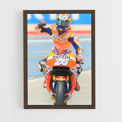 ap-dani pedrosa-4 cadre Bois foncé