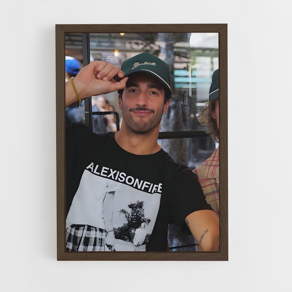 ap-daniel ricciardo-3 cadre Bois foncé