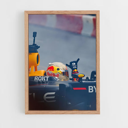 ap-daniel ricciardo-5 cadre Bois clair