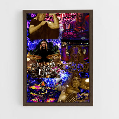 ap-danny carey-3 cadre Bois foncé