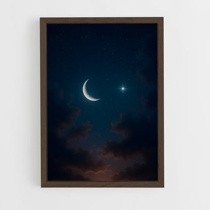 ap-dark sky-8 cadre Bois foncé