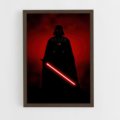 ap-darth vader-7 cadre Bois foncé