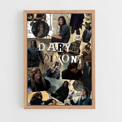 ap-daryl dixon-3 cadre Bois clair