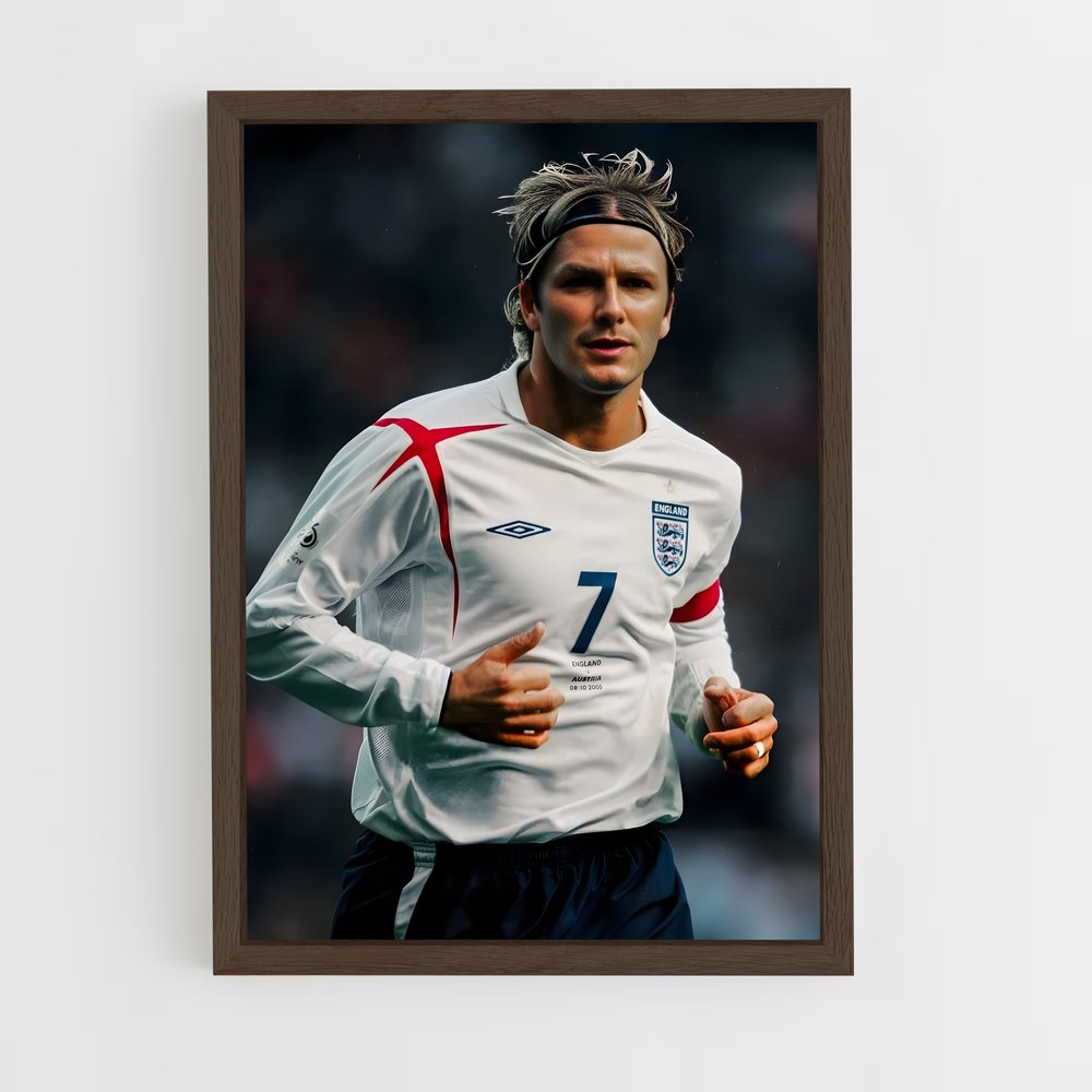 ap-david beckham-4 cadre Bois foncé
