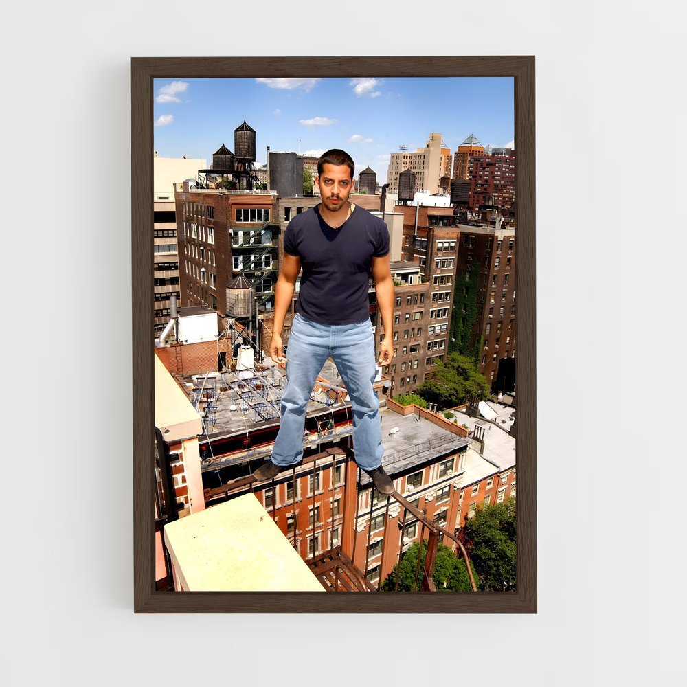 ap-david blaine-2 cadre Bois foncé
